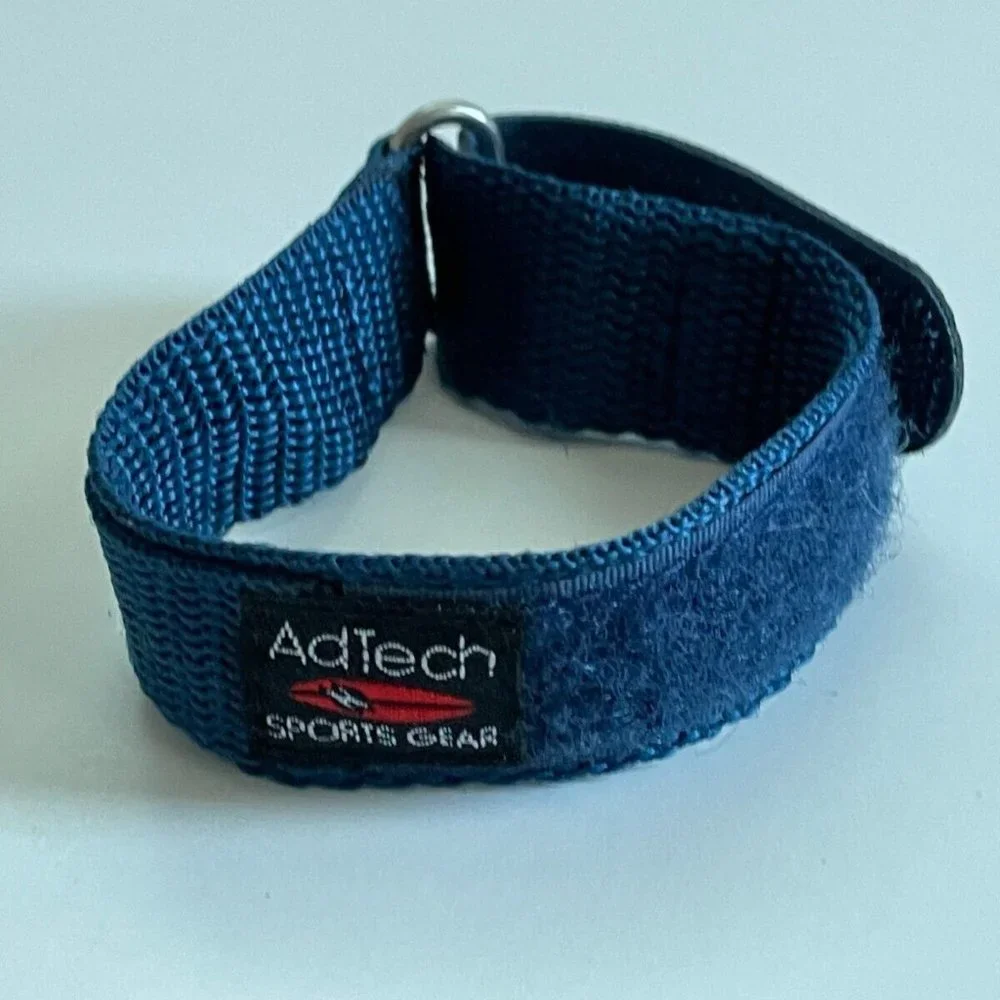 Unbranded Replacement Band Strap Nylon Blue Sport Adjustable Band Size 20-24mm